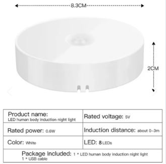 Miniatura 1 de Lampara Led Con Sensor De Movimiento